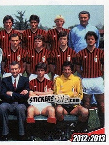 Sticker 1978-79 - A.C. Milan 2012-2013 - Footprint