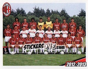 Sticker 1991-92 - A.C. Milan 2012-2013 - Footprint