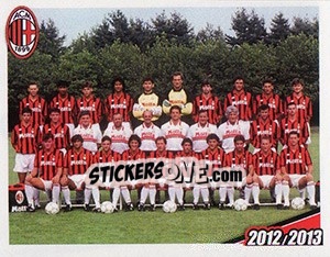 Cromo 1992-93 - A.C. Milan 2012-2013 - Footprint