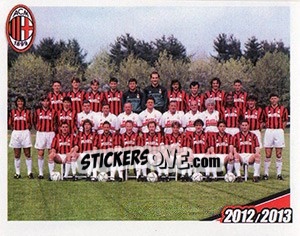 Sticker 1993-94 - A.C. Milan 2012-2013 - Footprint