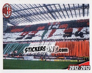 Sticker San Siro in festa - A.C. Milan 2012-2013 - Footprint