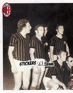 Sticker 1972/73. Milan - Juventus 1-1 (5-2 d.c.r.) - A.C. Milan 2012-2013 n. 83 - Footprint