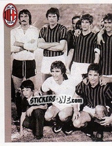 Sticker 1976/77. Milan - Inter 2-0 - A.C. Milan 2012-2013 - Footprint