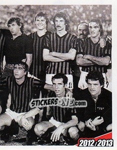 Sticker 1976/77. Milan - Inter 2-0 - A.C. Milan 2012-2013 - Footprint