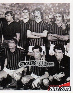 Sticker 1976/77. Milan - Inter 2-0 - A.C. Milan 2012-2013 n. 86 - Footprint