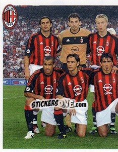Sticker 2002/03. Milan - Roma