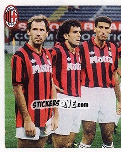 Sticker 1992. Milan - Parma 2-1