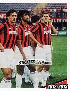 Sticker 1992. Milan - Parma 2-1 - A.C. Milan 2012-2013 - Footprint