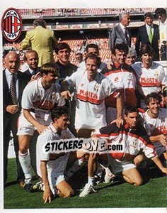 Sticker 1993. Milan - Torino 1-0