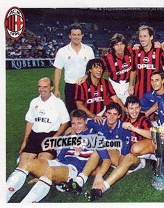 Sticker 1994. Milan - Sampdoria 1-1 (4-3 d.c.r.) - A.C. Milan 2012-2013 n. 95 - Footprint