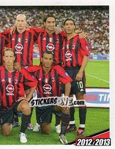 Sticker 2004. Milan - Lazio 3-0