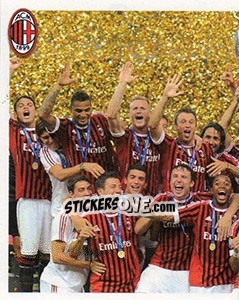 Sticker 2011. Milan - Inter 2-1 - A.C. Milan 2012-2013 n. 99 - Footprint