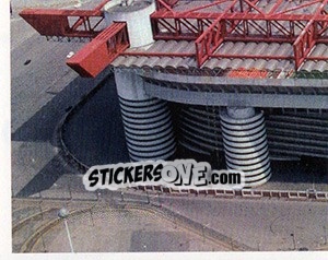 Sticker Panoramica esterna - A.C. Milan 2012-2013 n. 105 - Footprint