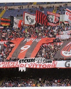 Sticker I tifosi 4 - A.C. Milan 2012-2013 n. 125 - Footprint