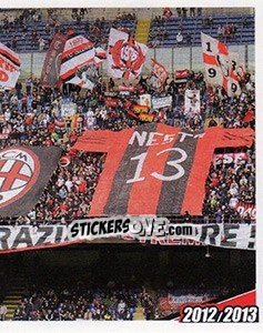 Sticker I tifosi 4 - A.C. Milan 2012-2013 n. 126 - Footprint