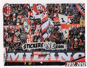 Sticker I tifosi 5 - A.C. Milan 2012-2013 - Footprint