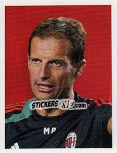 Cromo Massimiliano Allegri - A.C. Milan 2012-2013 - Footprint