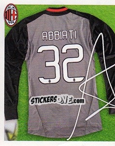 Sticker 32 - autografo - A.C. Milan 2012-2013 n. 146 - Footprint