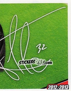 Sticker 32 - autografo - A.C. Milan 2012-2013 - Footprint