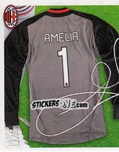 Sticker 1 - autografo - A.C. Milan 2012-2013 n. 151 - Footprint