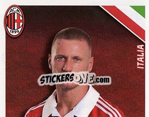 Sticker Ignazio Abate in azione - A.C. Milan 2012-2013 - Footprint