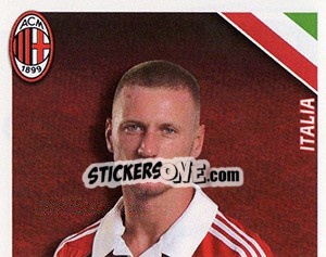 Sticker Ignazio Abate in azione - A.C. Milan 2012-2013 n. 159 - Footprint
