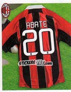 Sticker 20 - autografo - A.C. Milan 2012-2013 n. 161 - Footprint