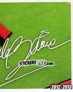 Cromo 25 - autografo - A.C. Milan 2012-2013 - Footprint