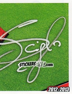 Cromo 2 - autografo - A.C. Milan 2012-2013 - Footprint