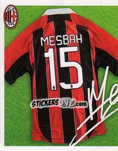 Sticker 15 - autografo - A.C. Milan 2012-2013 n. 186 - Footprint