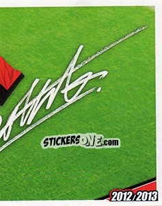 Cromo 15 - autografo - A.C. Milan 2012-2013 - Footprint