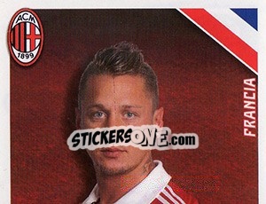 Sticker Philippe Mexes in azione - A.C. Milan 2012-2013 n. 189 - Footprint