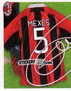 Cromo 5 - autografo - A.C. Milan 2012-2013 - Footprint