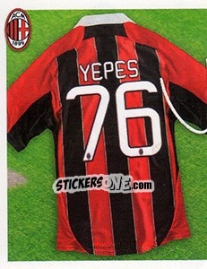 Sticker 76 - autografo - A.C. Milan 2012-2013 n. 201 - Footprint