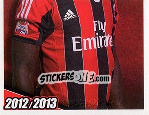 Sticker Cristian Zapata in azione - A.C. Milan 2012-2013 - Footprint