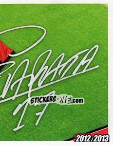 Sticker 17 - autografo - A.C. Milan 2012-2013 - Footprint