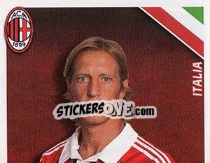 Sticker Massimo Ambrosini in azione - A.C. Milan 2012-2013 n. 209 - Footprint