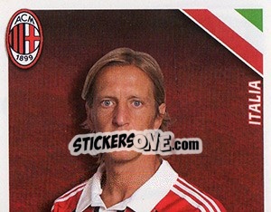 Sticker Massimo Ambrosini in azione - A.C. Milan 2012-2013 - Footprint