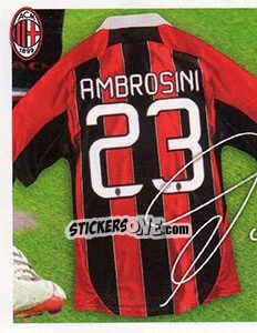 Figurina 23 - autografo - A.C. Milan 2012-2013 - Footprint