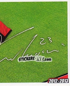 Cromo 23 - autografo - A.C. Milan 2012-2013 - Footprint