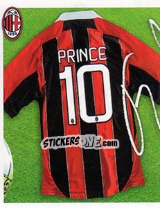 Sticker 10 - autografo - A.C. Milan 2012-2013 n. 216 - Footprint