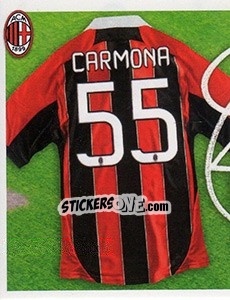 Cromo 55 - autografo - A.C. Milan 2012-2013 - Footprint