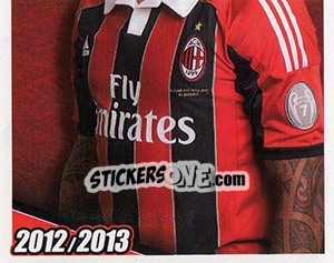 Sticker Nigel De Jong in azione - A.C. Milan 2012-2013 n. 230 - Footprint