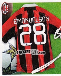 Sticker 28 - autografo - A.C. Milan 2012-2013 - Footprint