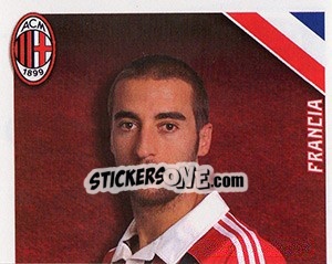 Sticker Mathieu Flamini in azione