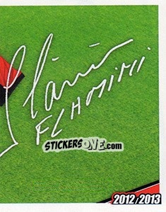 Figurina 16 - autografo - A.C. Milan 2012-2013 - Footprint