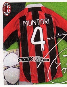 Cromo 4 - autografo - A.C. Milan 2012-2013 - Footprint