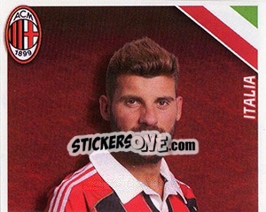 Sticker Antonio Nocerino in azione - A.C. Milan 2012-2013 n. 254 - Footprint