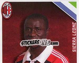 Sticker Rodney Strasser in azione - A.C. Milan 2012-2013 - Footprint