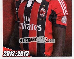 Sticker Rodney Strasser in azione - A.C. Milan 2012-2013 n. 260 - Footprint